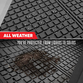 Motor Trend material label highlighting heavy‑duty polymer construction and longevity