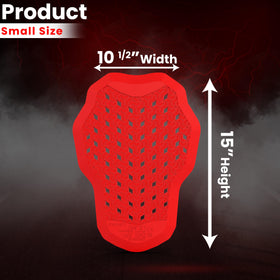 MOTOSTYLEWEAR back protector side contour highlighting ergonomic fit and flexibility