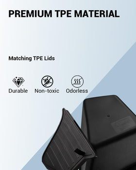 Motrobe hands installing organizer into trunk grooves showing tool-free fit