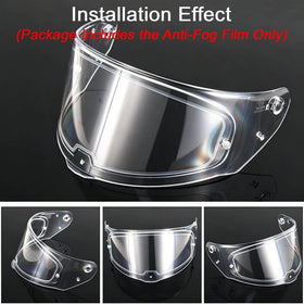 MOTUDA ADVANT X film beside helmet to show size and visor compatibility