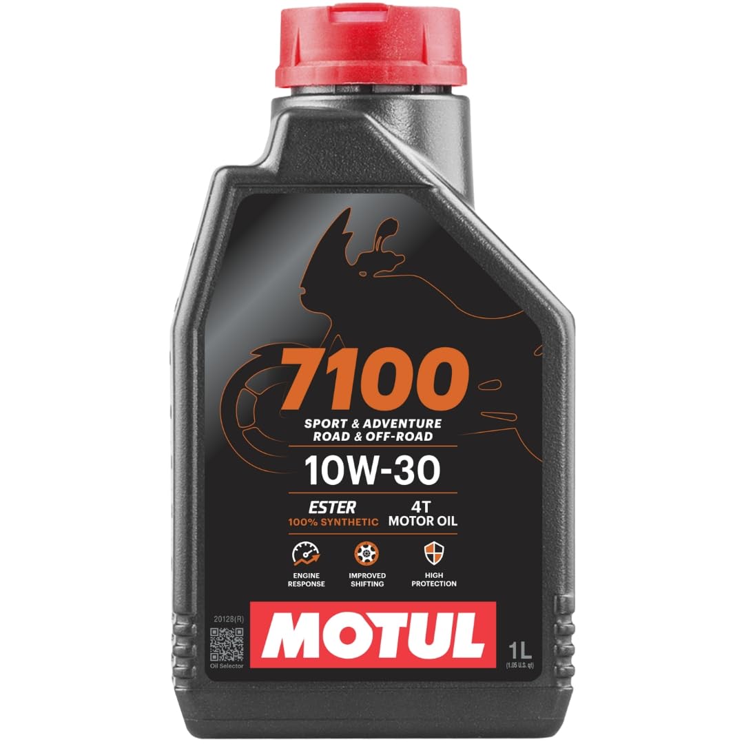 Motul bottle front label showing product name and benefits