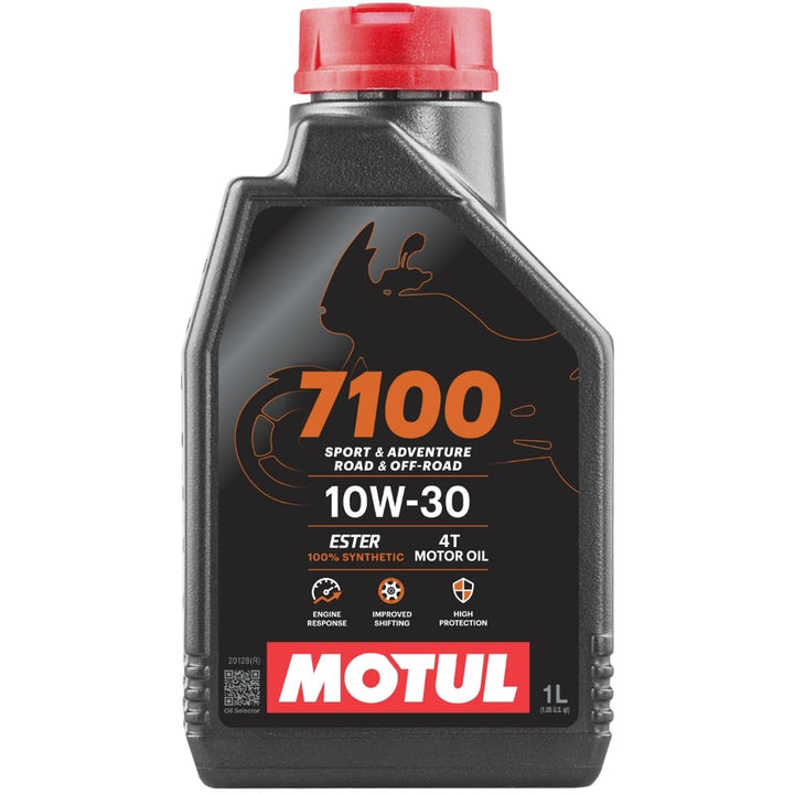 Motul bottle front label showing product name and benefits