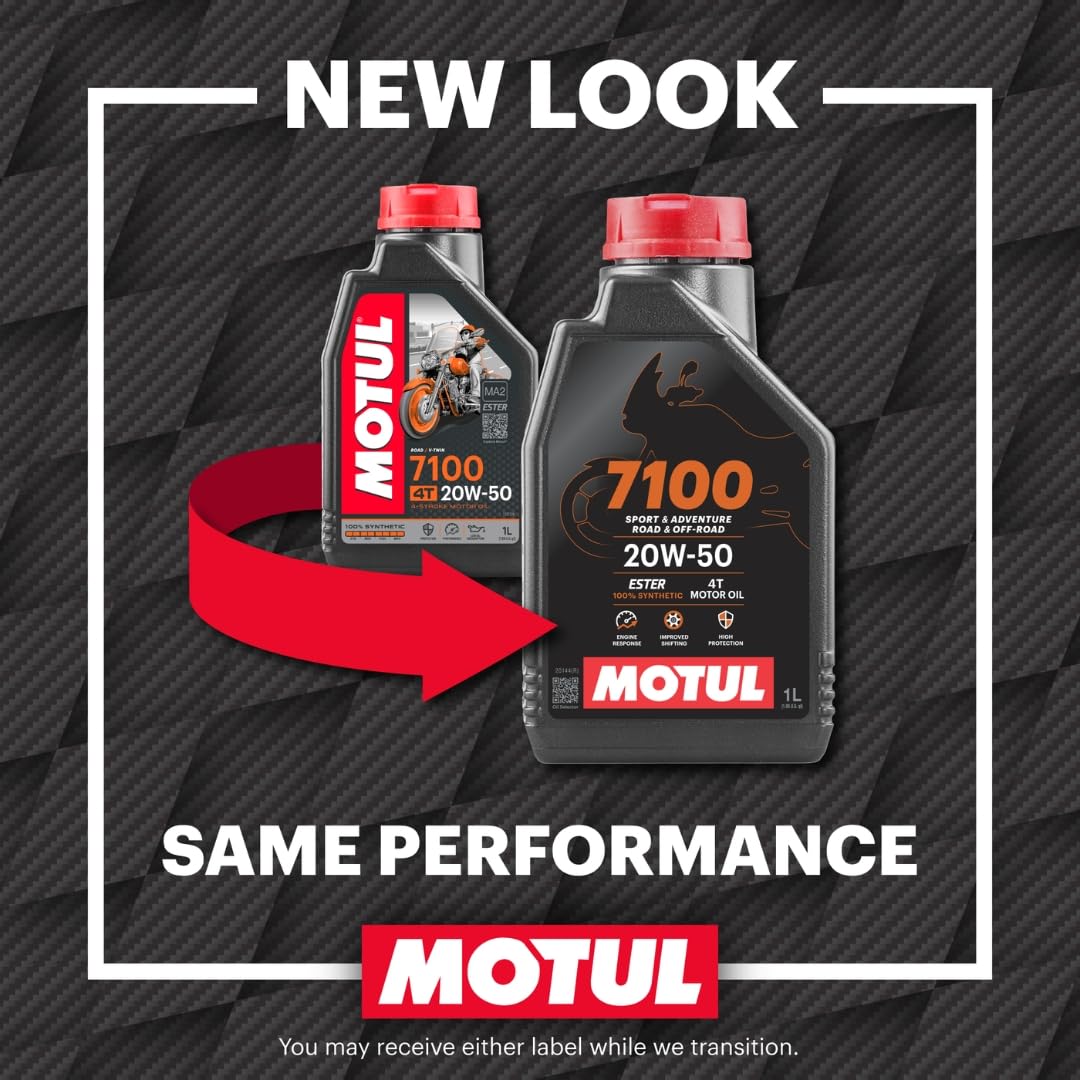 Motul 7100 on a cruiser during a road ride illustrating high‑temperature reliability