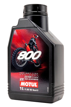 Motul 800-2T in workshop with tools illustrating professional maintenance use