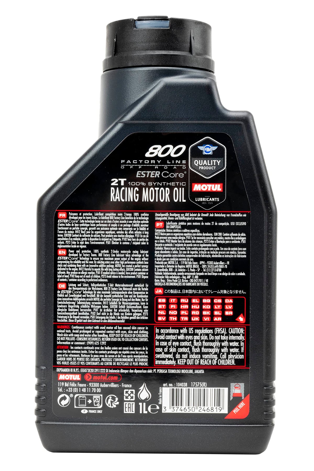 Motul 800-2T with off-road bike in action conveying reliable performance under load