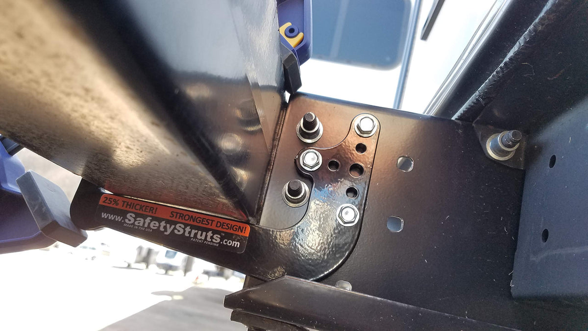 Mount-n-Lock bracket profile against frame showing secure load transfer