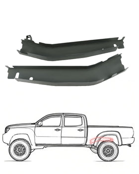 Mountainpeak front view of 35.5-inch mid rear frame section showing fit