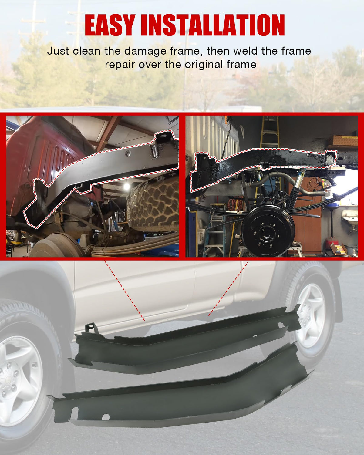 Mountainpeak zinc-coated finish detail protecting metal against rust