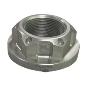 Mounts Lab Motomount R7 front view showing nut and flange for secure mounting