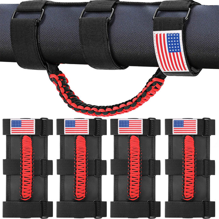 moveland front pack with US flag showing durable grab handles and bold color advantage