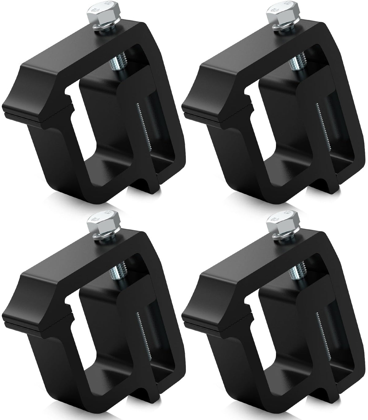 moveland front view of clamp kit showing compact packaging and easy install benefit