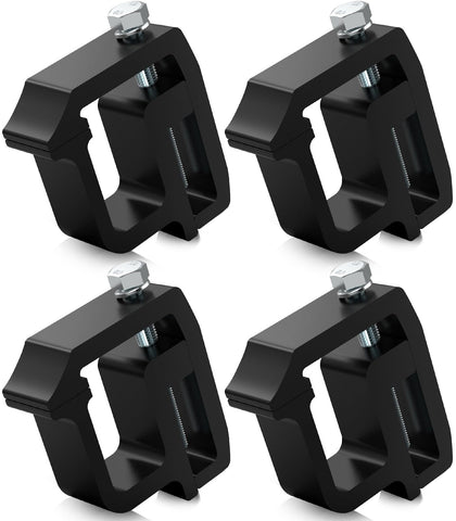 moveland front view of clamp kit showing compact packaging and easy install benefit