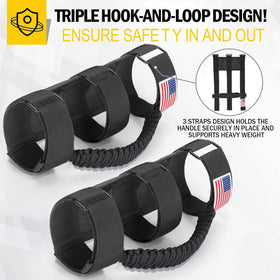 moveland installed on Jeep Wrangler demonstrating secure support while riding