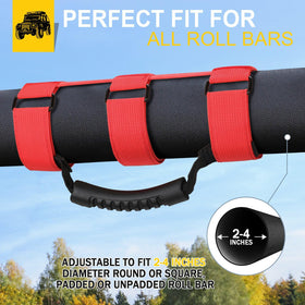 moveland in-use on an off-road trip with passenger gripping handle for safer, steadier rides