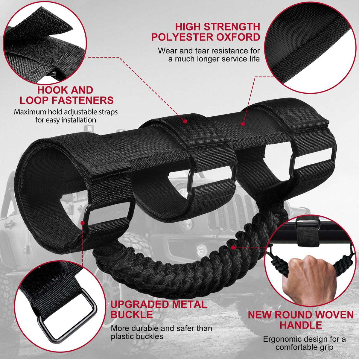 moveland grab handle in offroad ride showing secure hold