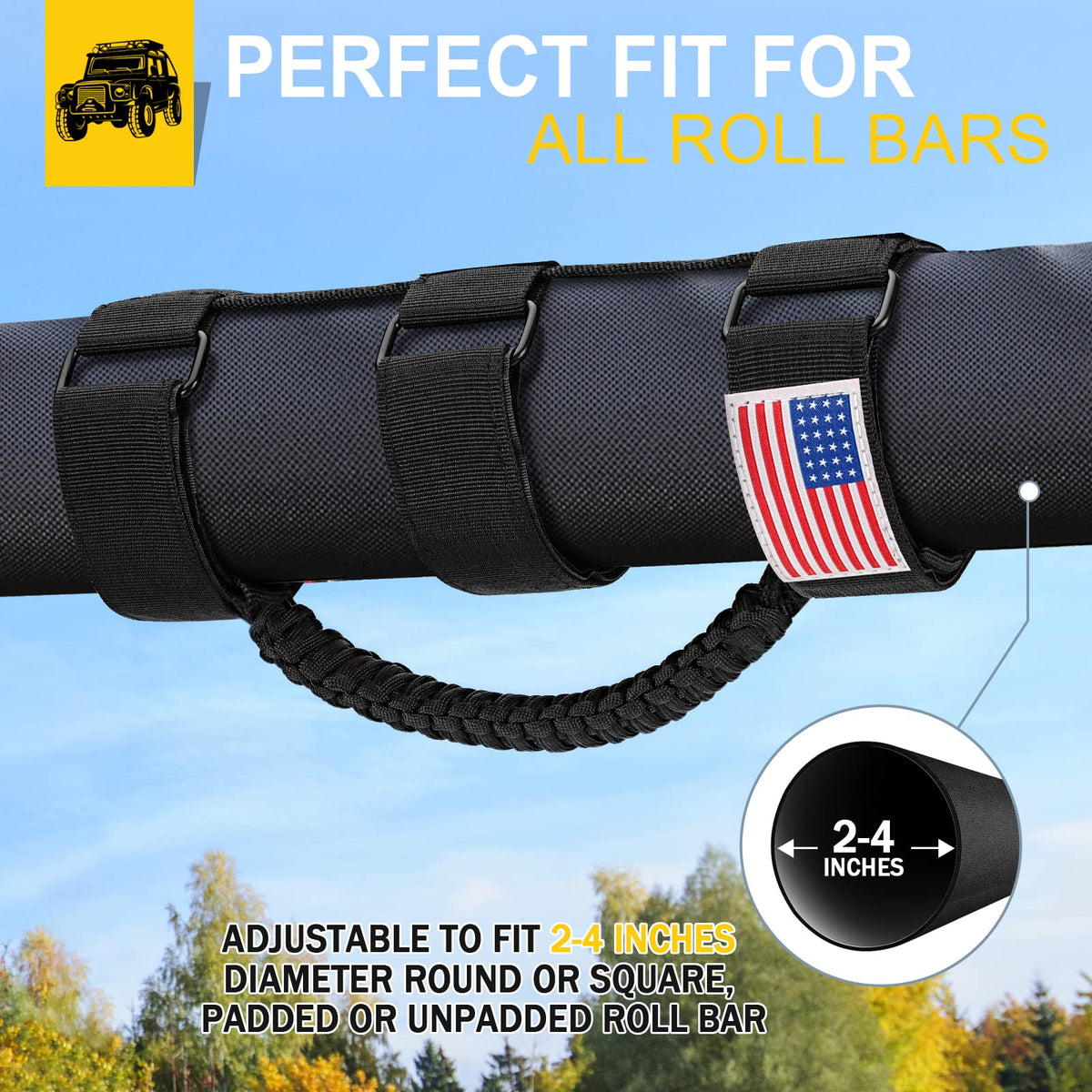 moveland flat lay of 4 pack and straps showing complete contents for quick setup