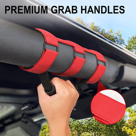 moveland handle grip texture close-up showing comfortable non-slip surface for secure handhold