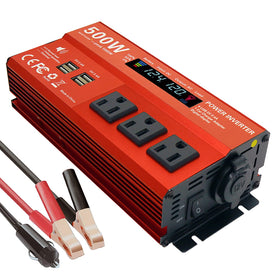 MOVFFGGRM front panel showing three AC outlets and ports for versatile powering