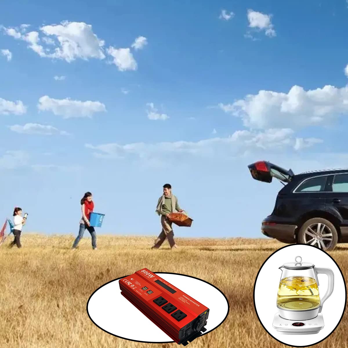 MOVFFGGRM powering campsite lighting and devices for outdoor convenience