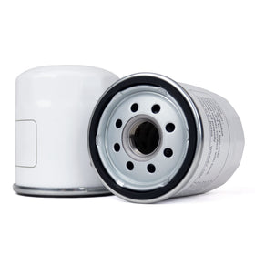 MowerPartsGroup hydraulic filter front view showing label and fit compatibility benefit