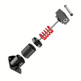 MOZA damping block detail highlighting smooth motion and reduced shock