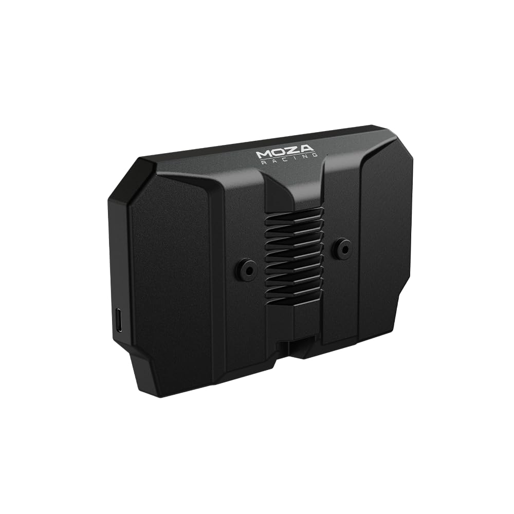 MOZA CM2 16 RGB shift lights illuminated for fast visual shift cues