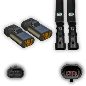 M&P USA front connector assembly showing plug fit and OEM-style durability benefits