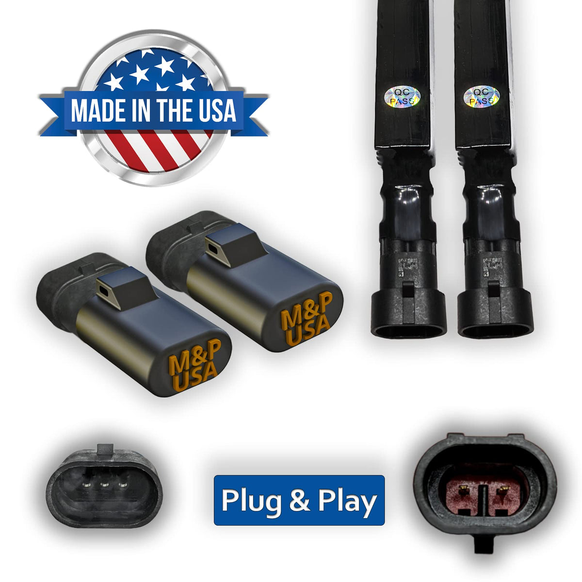 M&P USA retail packaging and label highlighting US-made quality and warranty support