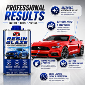 MPD label close-up highlighting ingredients and professional performance