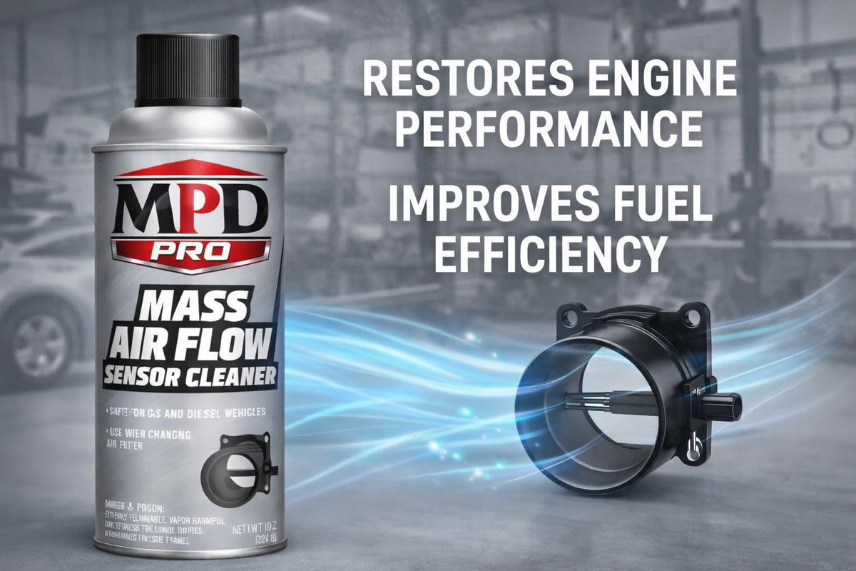 MPD PRO close-up nozzle showing precision spray for delicate sensors