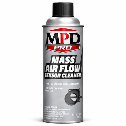 MPD PRO front can view showing label and professional cleaner benefits