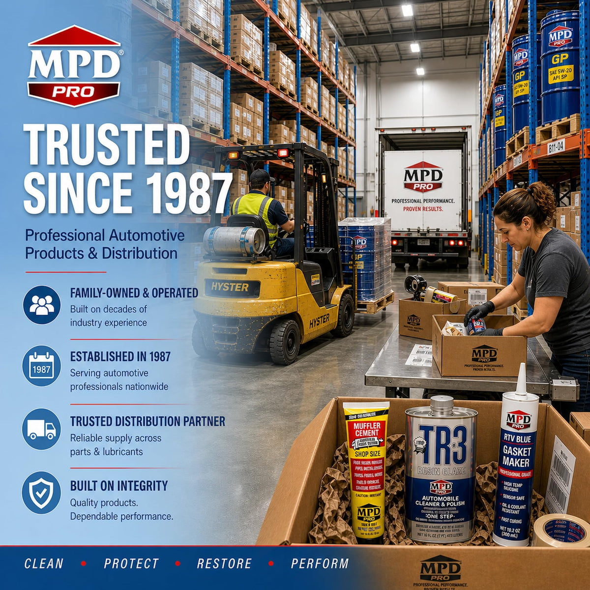 MPD close-up sheen on paint showcasing long-lasting protective finish