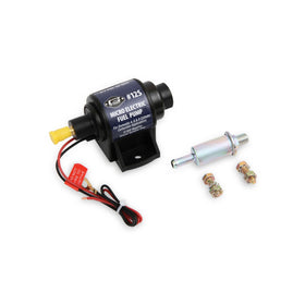 Mr. Gasket 12S front view showing compact pump for easy installation