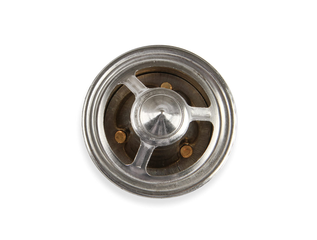 Mr. Gasket 4364 close-up of valve and copper-brass construction for corrosion resistance