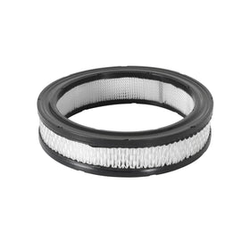 Mr. Gasket front view 1487A air filter showing fit and design benefit
