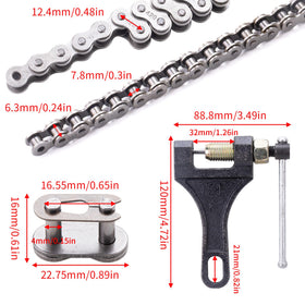 MRELC close-up of alloy-steel chain links highlighting strength and wear resistance