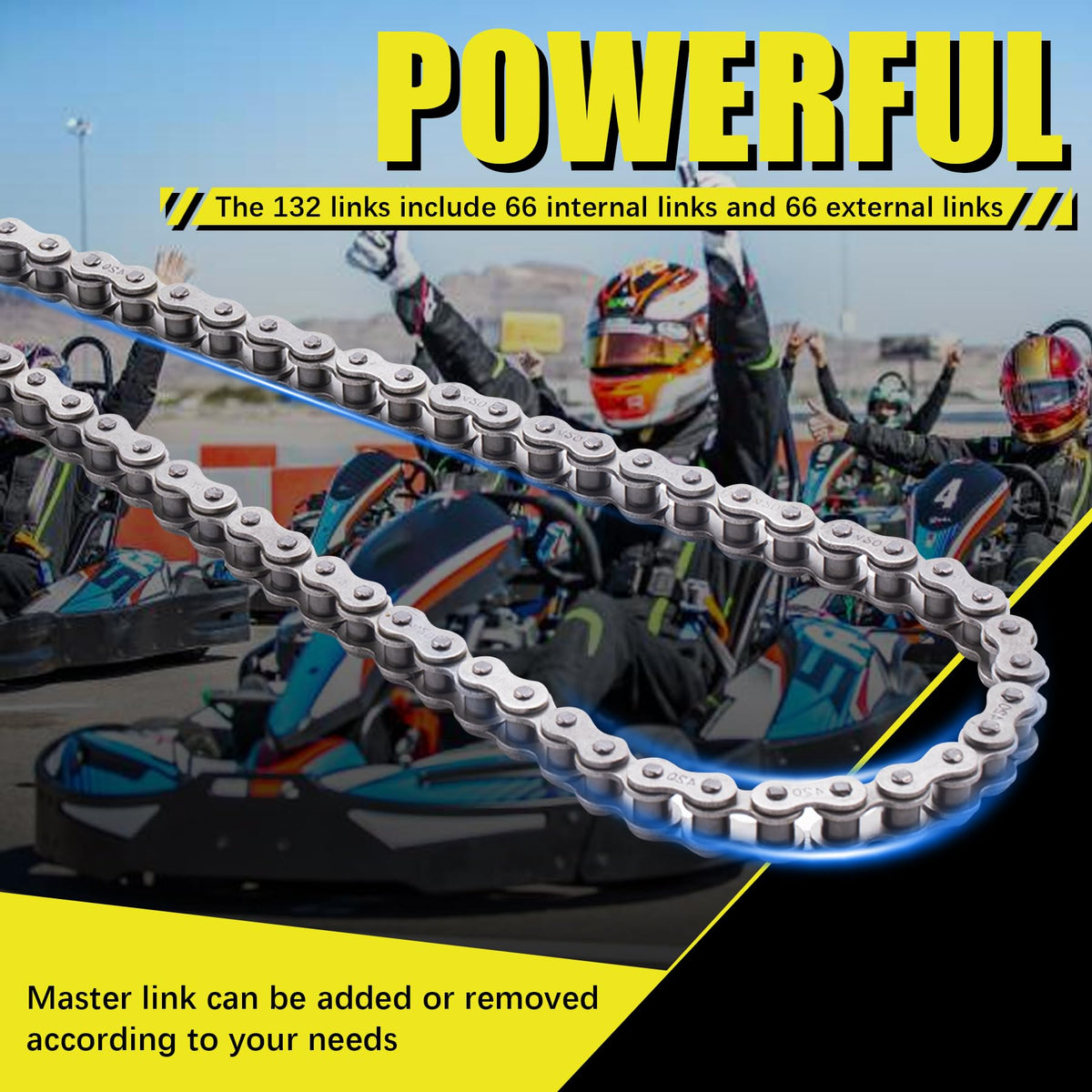 MRELC chain kit in ATV repair scene showing fast roadside maintenance benefit