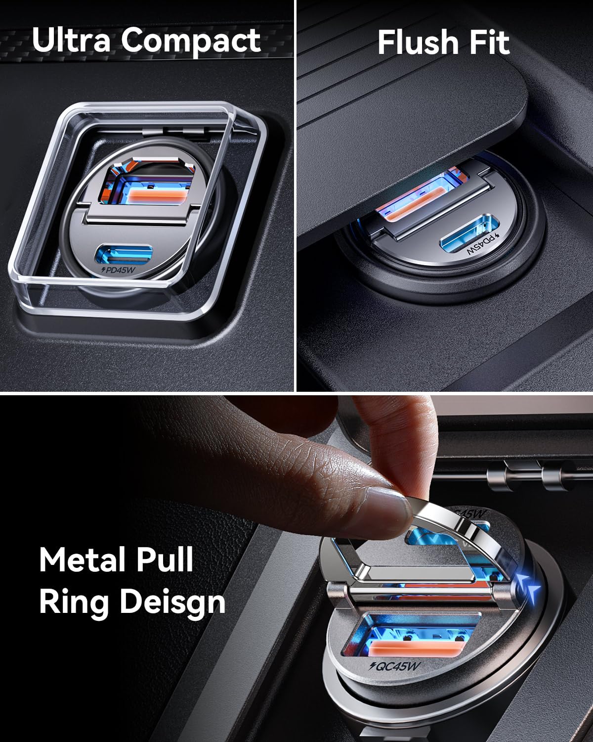 MRGLAS right‑angle USB‑C cable detail showing reinforced braid and strain relief for durability