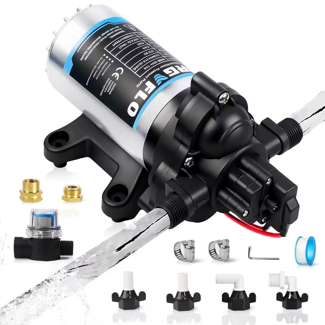 MRGVFLO front view of pump showing compact design and benefits