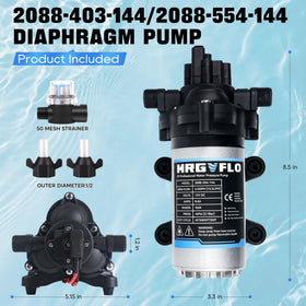 MRGVFLO stainless steel components and ABS housing showing corrosion protection
