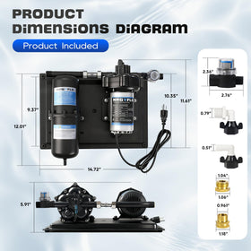 MRGVFLO powering a shower scene showing steady-flow comfort benefit