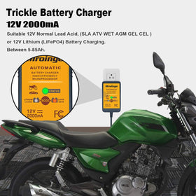 Mroinge LED indicators closeup displaying charging stages and easy diagnostics