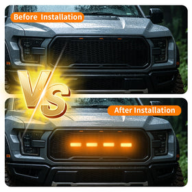 MRRCYUR installed on truck front lifestyle showing improved road presence