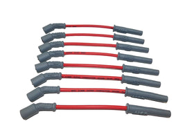 MSD 32829 front packaging showing red spark plug wire set and brand