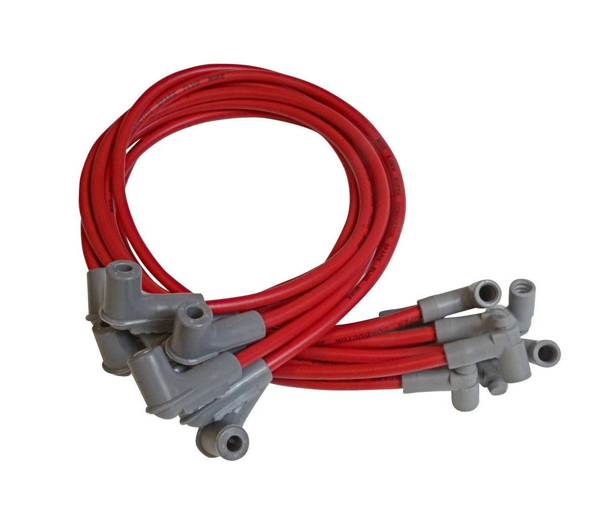 MSD 35599 red wire set front packaging showing set and HEI compatibility for reliable ignition