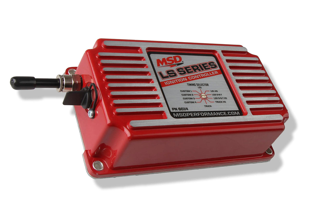 MSD 6014 installed in engine bay demonstrating compact fit and improved ignition performance