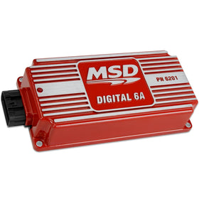 MSD 6201 front view showing red module and mounting benefits