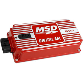 MSD 6425 front view showing red housing and mounting points for reliable fit