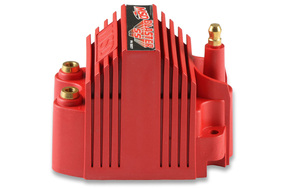 MSD 8207 tower and brass terminal closeup displaying solid connection benefit