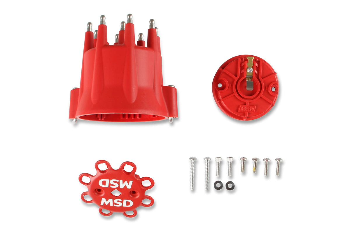 MSD 84335 front packaging showing red cap and rotor, clear fitment info
